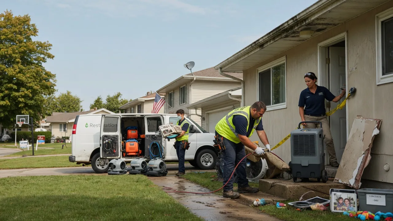 Water Damage Restoration in Burgoon, OH near me